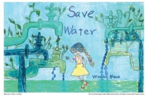 save_water_girl_drawing_chennai