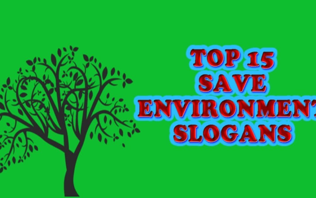 Save Environment Slogans The Ecobuzz